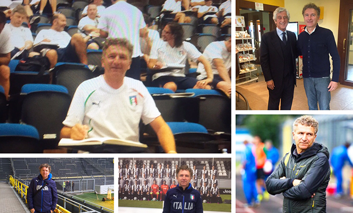 Alessandro Oliva a Coverciano al corso per allenare in serie A e le Nazionali