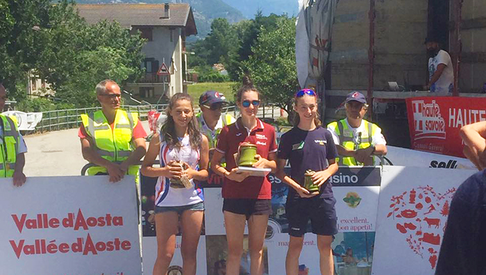 Ciclismo: Francesca Barale trionfa in valle d'Aosta. Podio per Mirko Bozzola