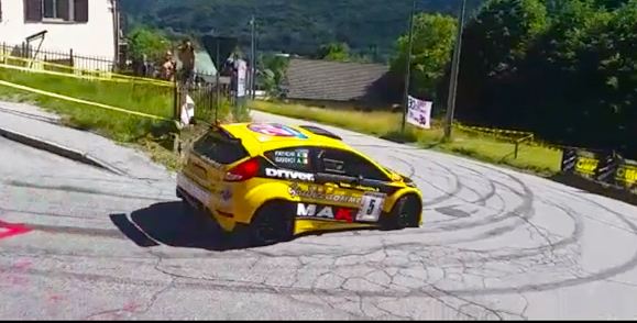 giudici tornante discesa 17 rally