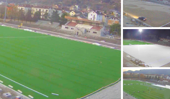 Ecco il time laps di 3 mesi di lavori al Curotti. Video