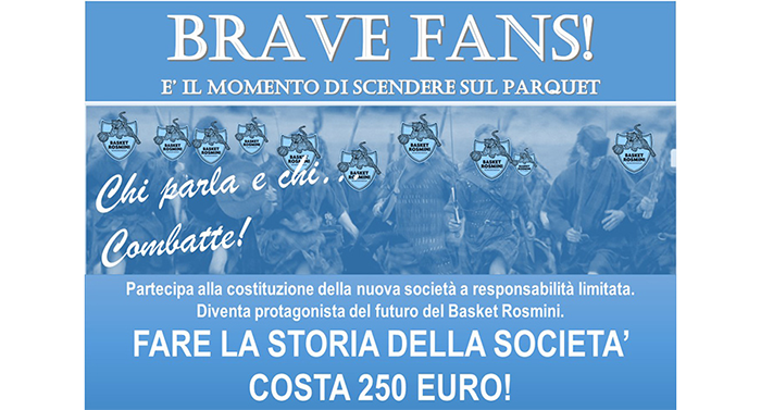 Trovati i primi “Brave Fans”, pochi giorni ancora per farsi avanti e sostenere la squadra - video