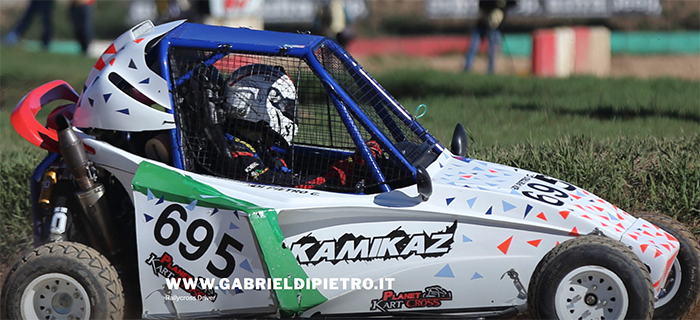 Gabriel Di Pietro pilota ufficiale della Planet Kart Cross - video