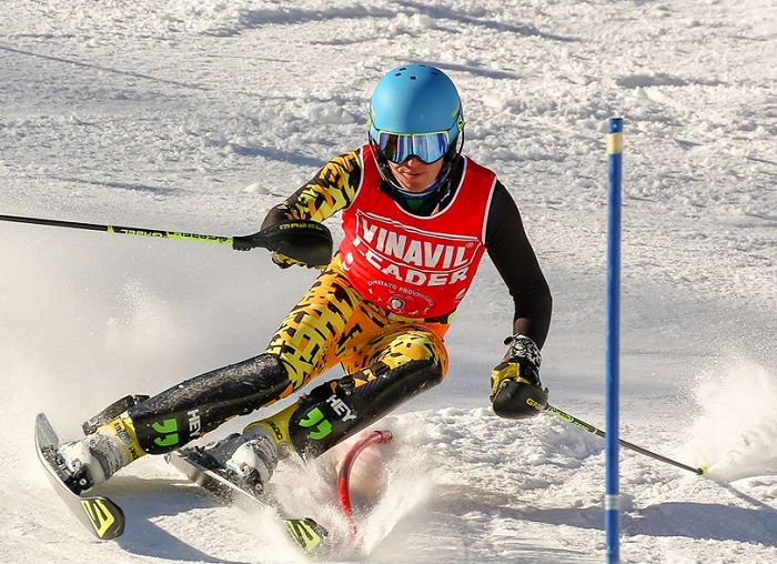 Martina Marangon e Luca Brusa d'argento ai campionati regionali di slalom