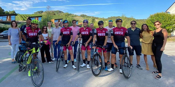 Arrivati a destinazione i ciclisti della Gaglianico-Krsko. Prosegue la raccolta fondi
