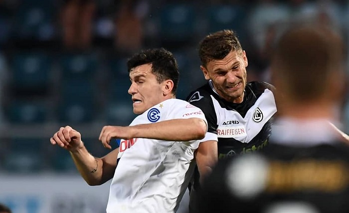 Beffa al 94' per il Lugano raggiunto dal Grasshoppers sul 2-2