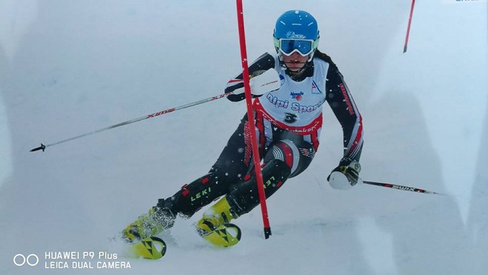 Caterina Monteggia campionessa regionale di slalom categoria ragazze