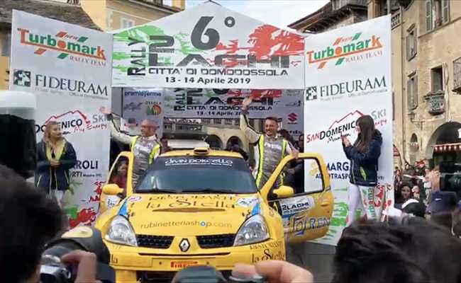 caffoni traguardo 2 laghi raly 2019