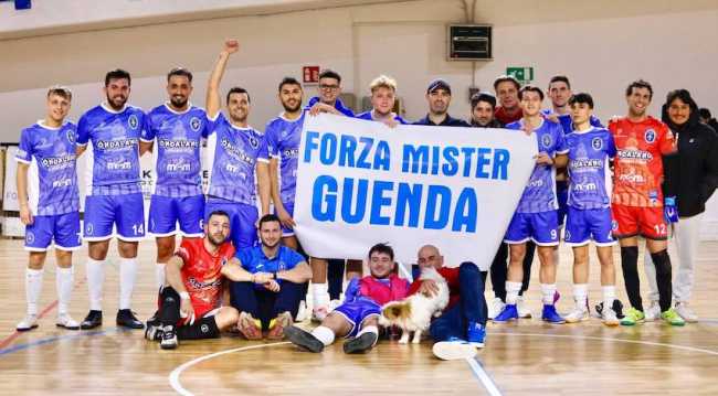 novara calcio a 5 vittoria e incitamento