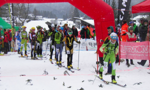 sci fondo race rosa 18 partenza