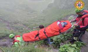 soccorso barella nebbia