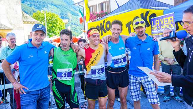 veia sky race PODIO MASCHILE 2016